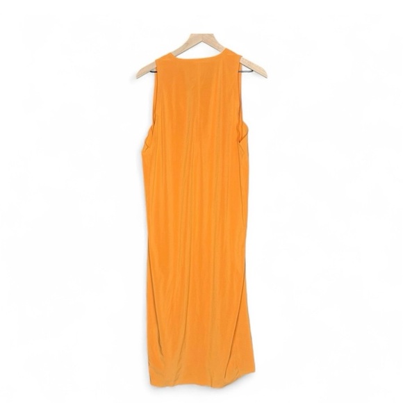 Lululemon Lab Sarala Dress In True Tangerine Size Large Sleeveless - Picture 5 of 7